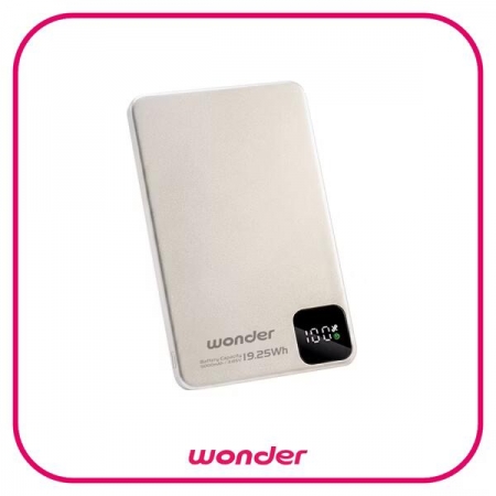 【好買點數放大】【WONDER】 磁吸無線充行動電源5000mAh WA-P255/香檳金