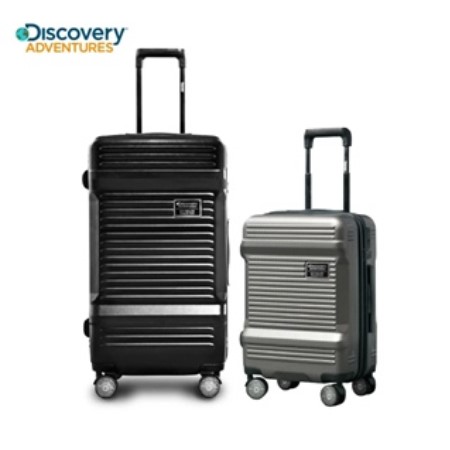 【好買點數放大】【Discovery】工具箱飛機輪TSA海關鎖PC行李箱（20＋28吋二件組）