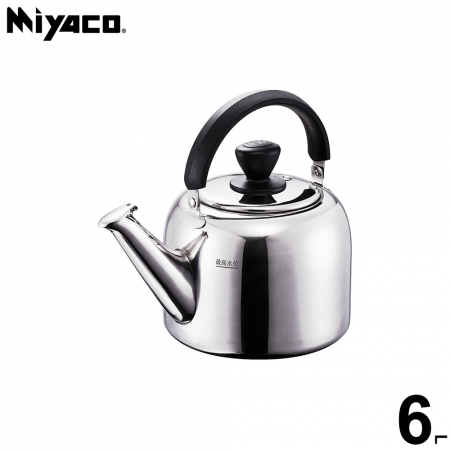 米雅可 麗緻316不鏽鋼笛音茶壺6L MY-E086000