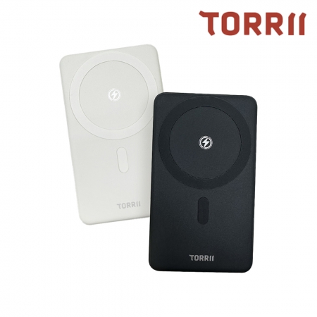 TORRII Slim 智能磁吸行動電源（S1）（5000mAh） 支援MagSafe 15W 無線快充