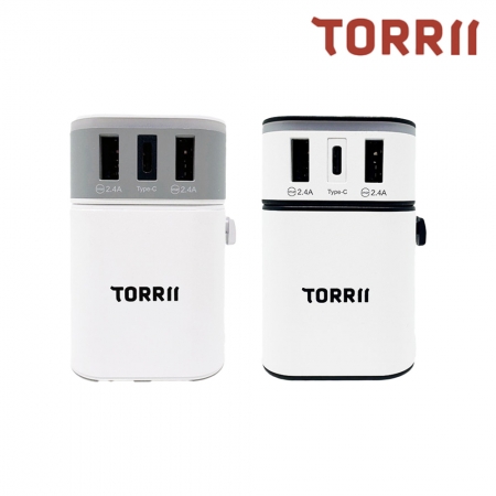 TORRII VOYA-45W多合一萬國轉接電源供應器 （快充版）