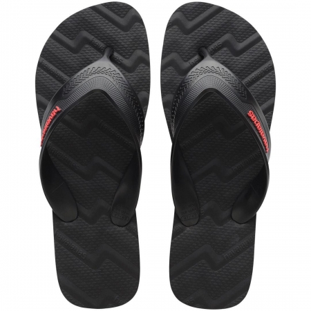 【哈瓦士havaianas】 巴西人字拖  男款 track waves/黑