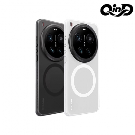 QinD Xiaomi 小米 17/17 Ultra 5G 隱砂磁吸保護殼 手機殼 支援MagSafe