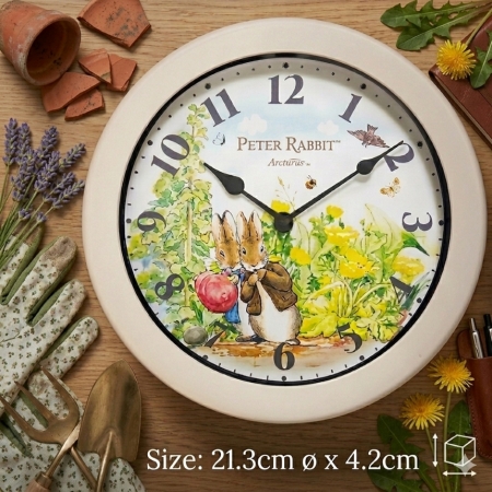 【PETER RABBIT 比得兔】 比得兔時鐘 - 比得兔與班傑明