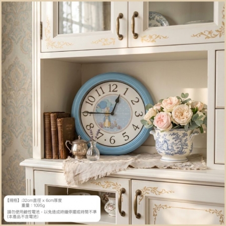 【PETER RABBIT 比得兔】 比得兔時鐘 - 歡樂比得（夜光時鐘）