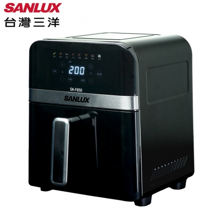 【SANLUX台灣三洋】6公升可透視觸控氣炸鍋 SK-F850