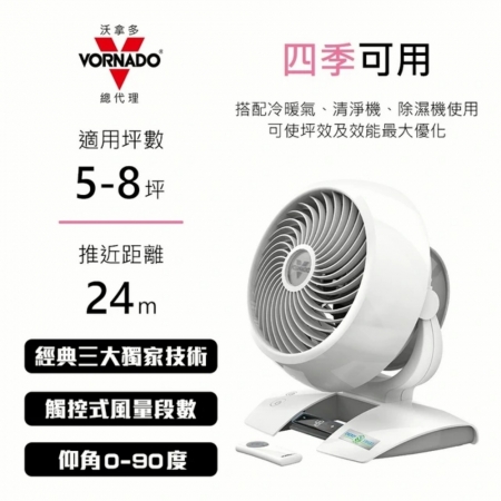 【VORNADO 沃拿多】5-8坪用 DC直流渦流空氣循環扇 （5303DC-TW）
