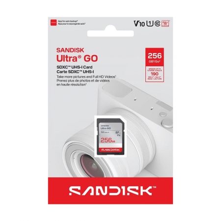 SanDisk Ultra GO 256G SDXC 相機記憶卡 V10 U1（SD-SDUGN-256G）