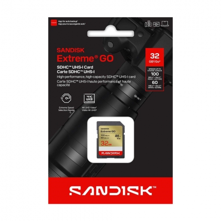 SanDisk Extreme GO 32G SDHC 相機記憶卡 V30（SD-SDXGN-32G）