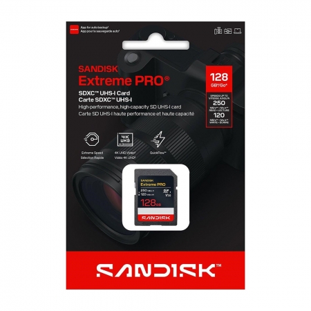 SanDisk Extreme PRO 128G SDXC 高速 相機記憶卡（SD-SDXXJ-128G）