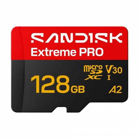 SanDisk Extreme PRO 128G microSD U3 V30 5K 高速 記憶卡（SD-SQXCJ-128G）