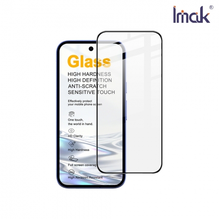 Imak Google Pixel 10a 鋼化玻璃貼（黑邊）（可指紋解鎖） 玻璃膜