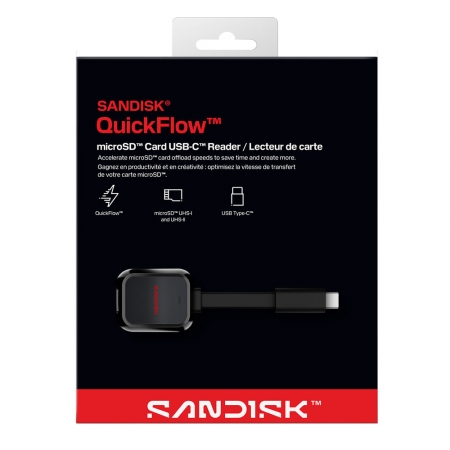 SanDisk QuickFlow microSD USB-C UHS-I 小卡 記憶卡 讀卡機 SDDR-B751 （SD-CR-B751）