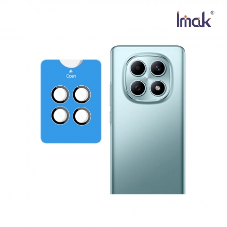 Imak POCO M8 5G 鏡頭玻璃貼（手機殼用）（自帶定位版） 奈米吸附