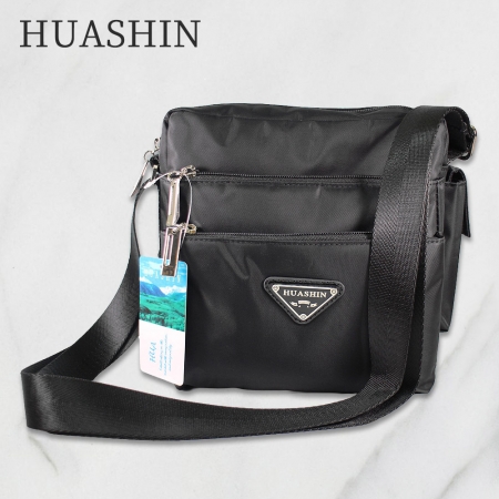 HUASHIN 男用休閒拉鍊三層直立包（小） A2