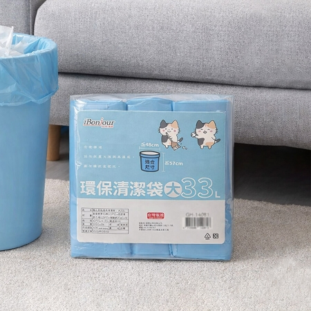 台灣製環保清潔袋-大-33L-3入X6組