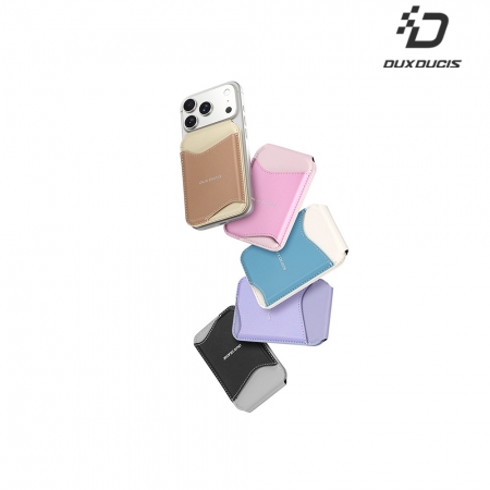 DUX DUCIS ARCH MagSafe 磁吸卡包 磁吸支架 皮革卡包 RFID 阻擋 避免盜刷