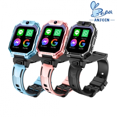 ANJOIN AS98 GPS 兒童智慧手錶（2G/32G） 智能手錶 定位 繁體中文 Play商店