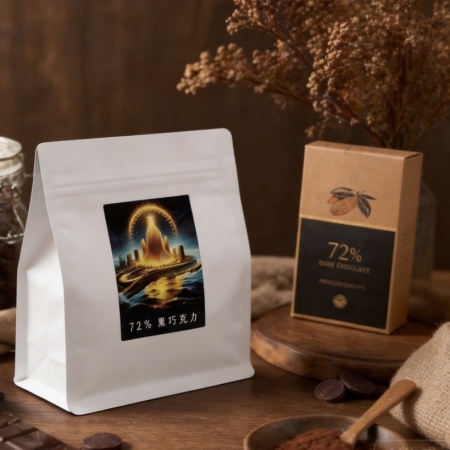 【72%黑巧克力】【100%黑巧克力】【Bean-to-Bar 工藝】全素可食