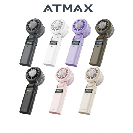 ATMAX Icy 小冰扇 | AI智能水霧手持風扇 半導體製冷 渦輪風扇 桌面 可立 BSMI認證