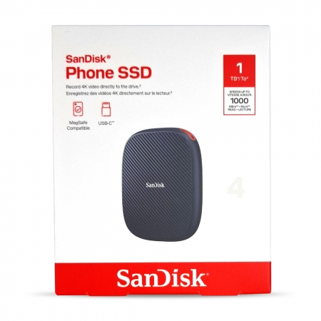SanDisk 1TB E62M Phone SSD MagSafe 外接式 行動固態硬碟 （SD-SSDE62M-1TB）