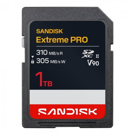 SanDisk Extreme PRO 1TB SDXC UHS-II V90 相機 記憶卡 8K影片（SD-SDXDE-1TB）