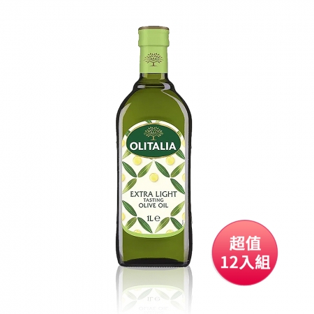 Olitalia 奧利塔 精純橄欖油1000ml（裸裝）超值家庭號12入組