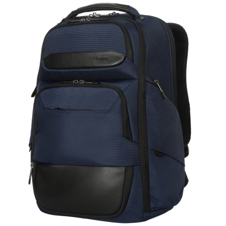 【Targus】HeritageLuxe 15–16吋 經典奢華筆電後背包-海軍藍色 TBB65602（TG-TBB65602）