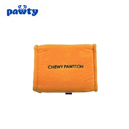 PAWTY Claws Awoof 發聲絨毛狗玩具（經典橘盒） PA2605