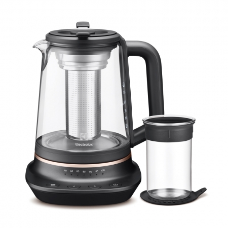 【伊萊克斯】1.7公升玻璃智能溫控電茶壺 E7GK1-73BP