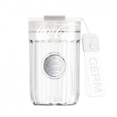 GERM格米 可口可樂聯名款徽章系列水杯-500ML 月光白（GERM-CS60W）
