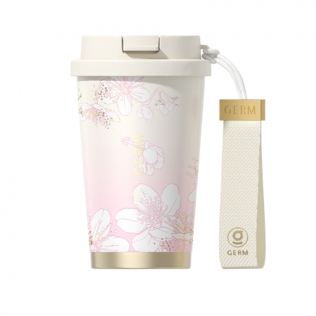 GERM格米 花語系列咖啡杯 漸變櫻花 漸變粉390ML（GERM-MB962）