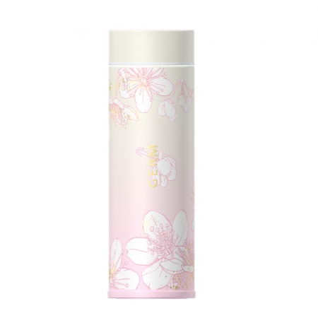 GERM格米 花語系列假日保溫杯 櫻花 漸變粉300ML（GERM-MB822）