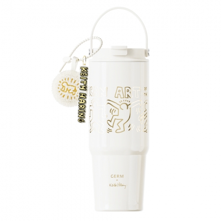 GERM格米 凱斯哈林聯名款塔塔杯 暮色遊樂園 820ML（GERM-B1273）