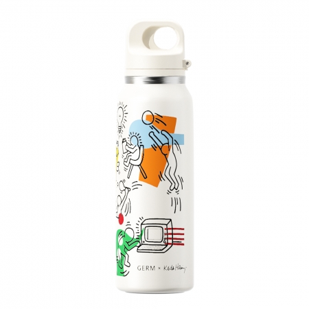 GERM格米 凱斯哈林聯名款趣野運動保溫杯 活力俱樂部 600ML（GERM-B1171）