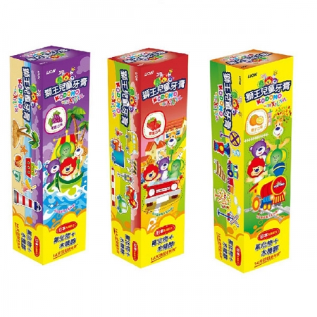 日本獅王兒童牙膏45gX6入