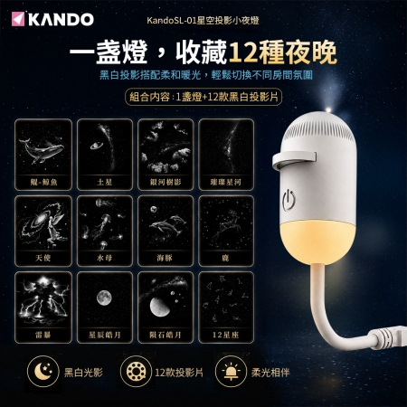 【USB投影小夜燈＋12入黑白投影片】 銀河投影燈 浪漫小夜燈 送禮推薦 氛圍燈 投影小夜燈 車載星空燈 床頭燈 交換禮物 畢業禮物