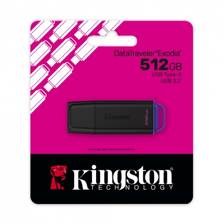 金士頓 DataTraveler Exodia DTXG2 512G USB 3.2 Gen1 隨身碟（KT-DTXG2-512G）