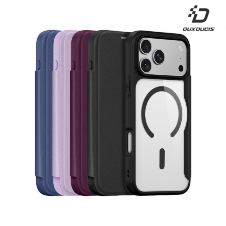 DUX DUCIS iPhone 18 Pro系列（共用17Pro系列） X Pro 磁吸側翻皮套 （四色可選）