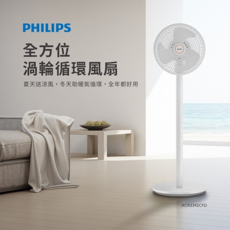 PHILIPS飛利浦 全方位渦輪循環扇 ACR3342CFD