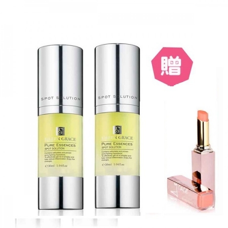 妍霓絲水楊酸面皰精華加強版30ml*2入＋贈潤唇膏x1入（顏色隨機）