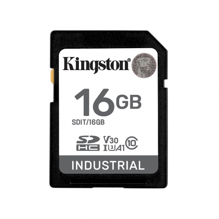 Kingston Industrial 工業級 SDHC 記憶卡 16GB 高耐用 U3 V30 大卡（KT-SDIT-16G）