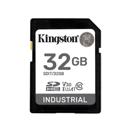 Kingston Industrial 工業級 SDHC 記憶卡 32GB 高耐用 U3 V30 大卡（KT-SDIT-32G）