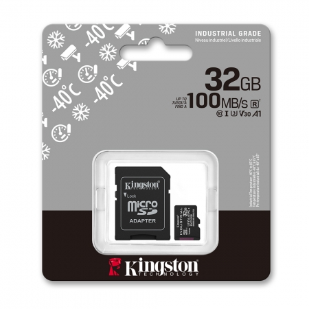 金士頓 INDUSTRIAL microSD U3 V30 工業用 高耐用 32GB 記憶卡 （KTSDCIT2-32G）