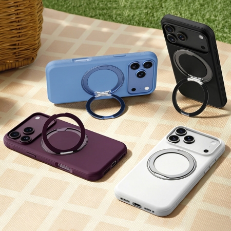 VOKAMO Apple iPhone 18 Pro系列（共用17 Pro系列） 磁吸旋轉手機支架殼 MagSafe