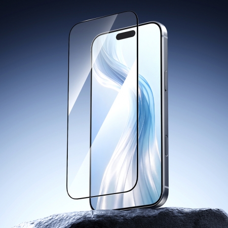 VOKAMO Apple 蘋果 iPhone 18 Pro系列 3D鑽石高清鋼化玻璃膜 手機螢幕貼