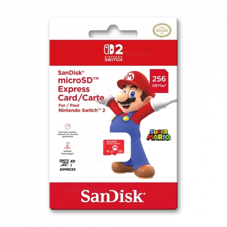 SANDISK NS2 專用記憶卡 microSD Express 256G Switch 2 特規記憶卡 （SD-SQXFNNT-256G）