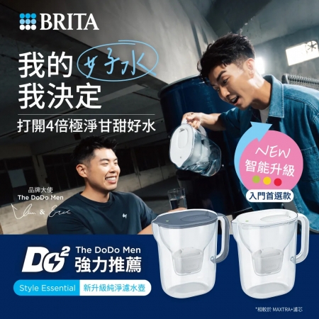 德國BRITA Style Essential純淨濾水壺3.6L（附1濾心）