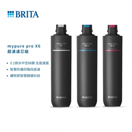 【德國BRITA】mypure pro X6 超濾濾芯組 （適用mypure pro X6 櫥下濾水系統）