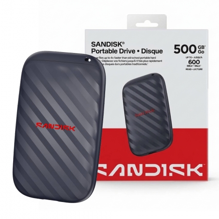 SanDisk PORTABLE 500G SSD 外接硬碟 固態硬碟 公司貨 SDSSDE10（SD-SSDE10-500G）